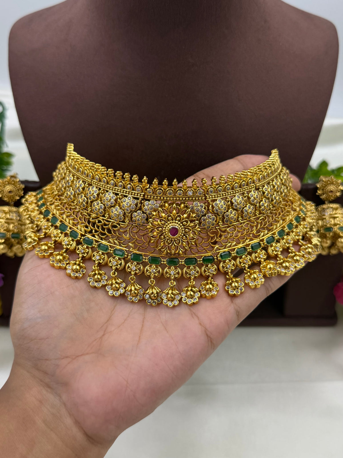 Latika Traditional Choker Necklace Set