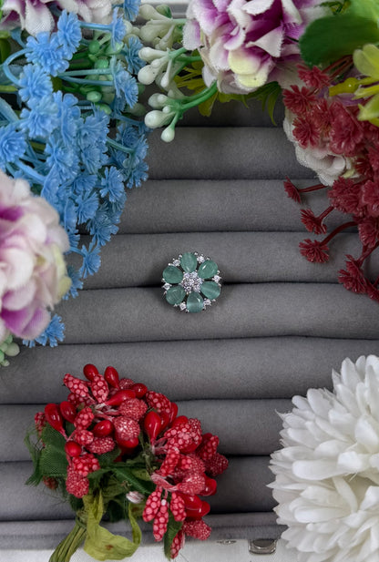Julia American Diamond Ring (Adjustable)