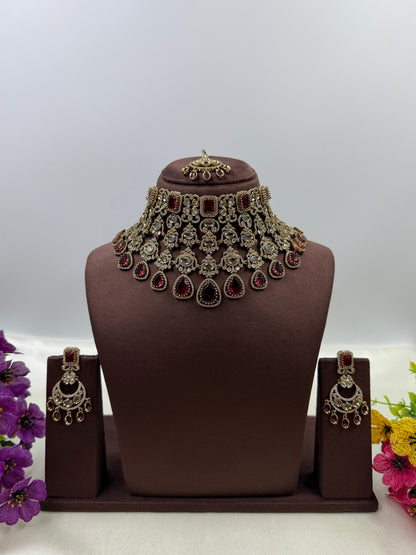 Dhara Victorian Choker Necklace