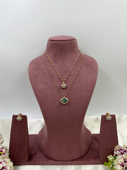 Kritika Dual Shine Necklace Set