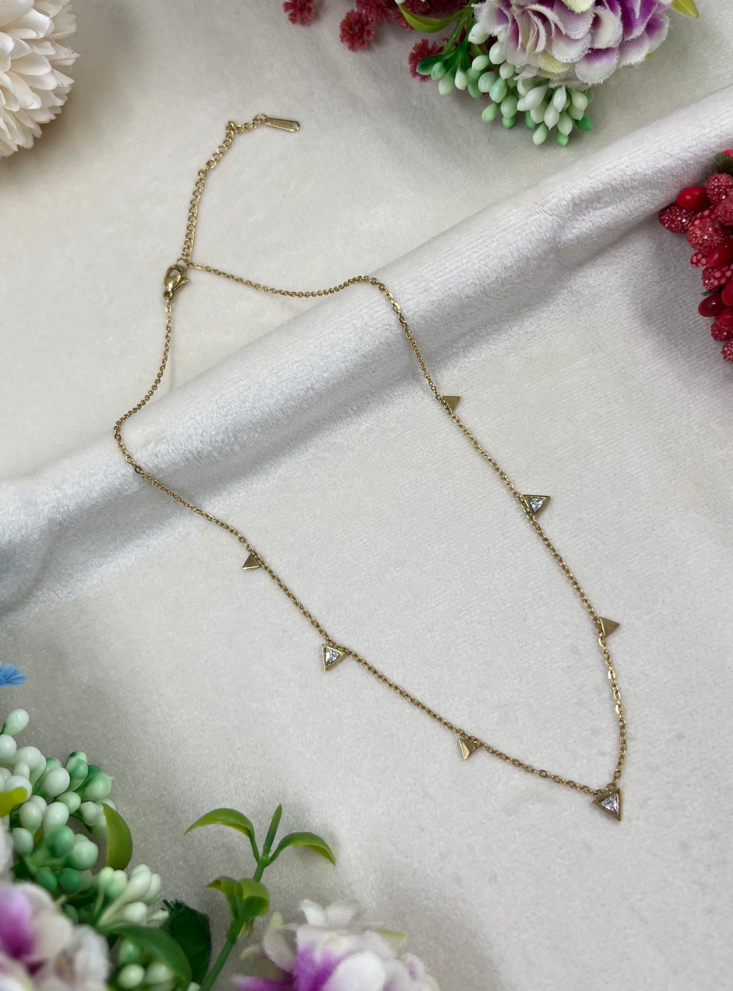 Premium Gold Diamond Necklace