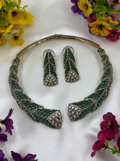 Jhanvi Victorian Jaipuri Hasli Set