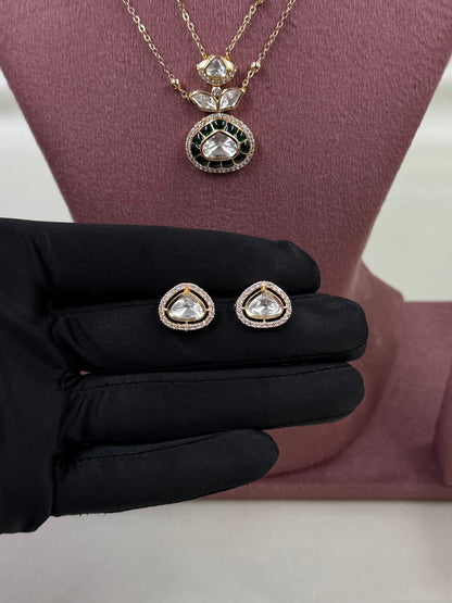 Mayuri Moissanite Chain Pendant