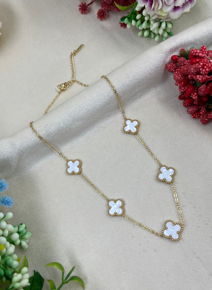 Marble Flower Necklace