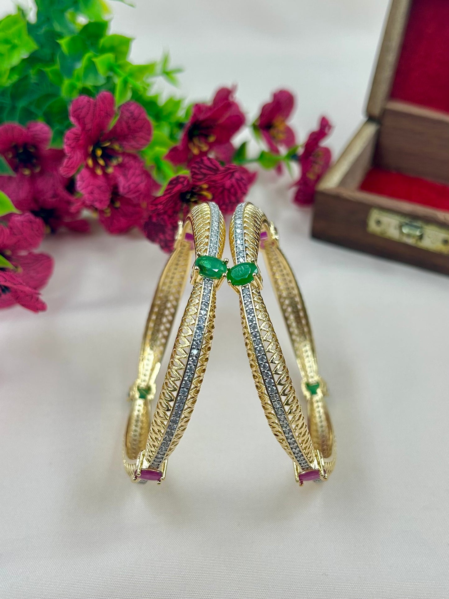 Ailiya American Diamond Bangles