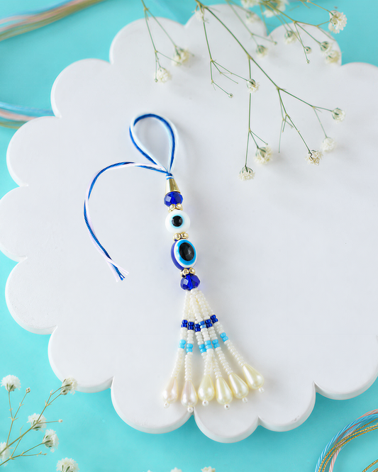 Royal Nazar Pearl Lumba Rakhi