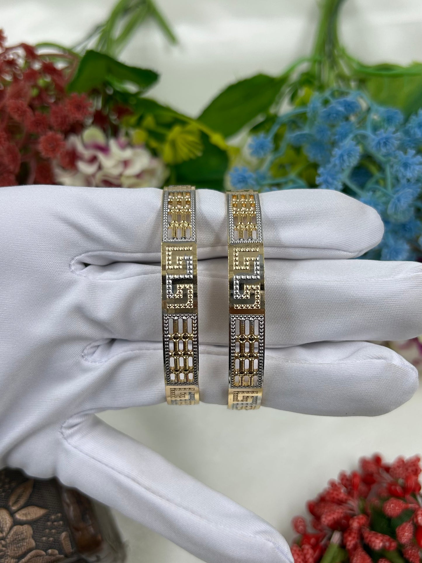 Tejal Premium Two-tone Bangles