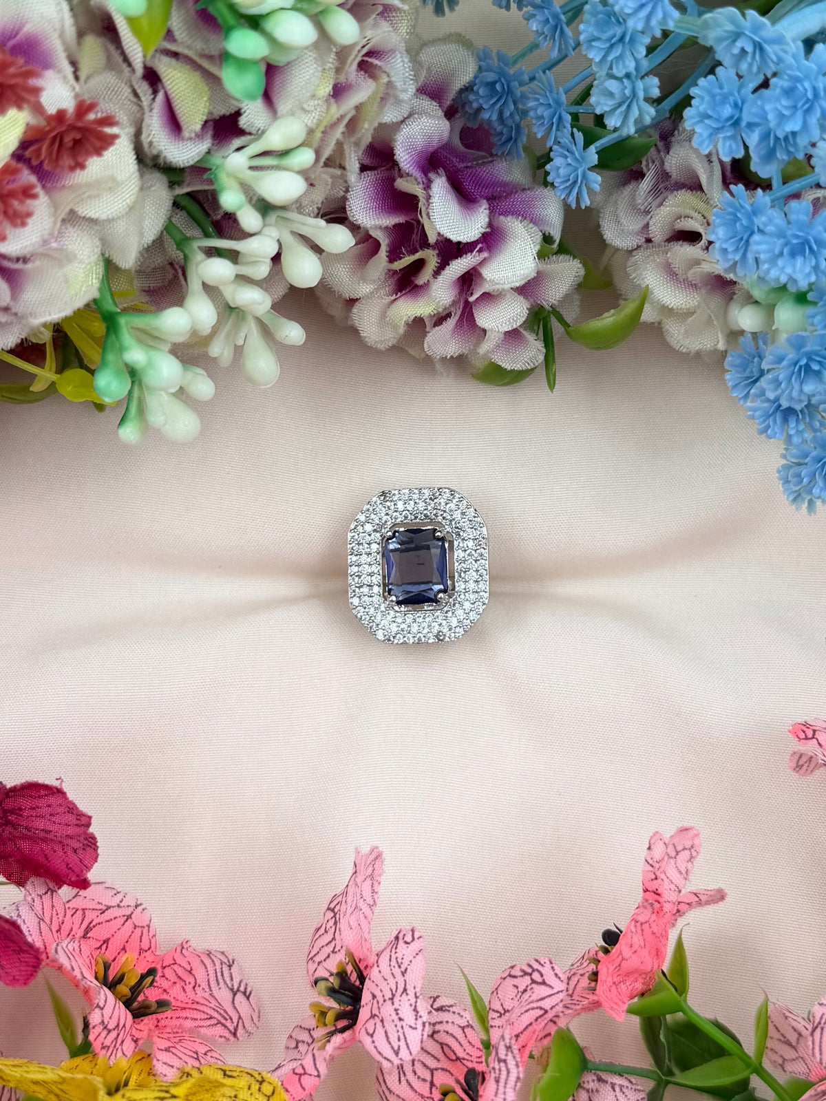 Prachi American Diamond Ring (Adjustable) shoot pending