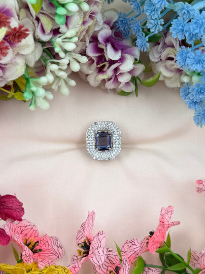 Prachi American Diamond Ring (Adjustable) shoot pending