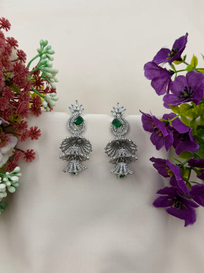 Hazel American Diamond Earring
