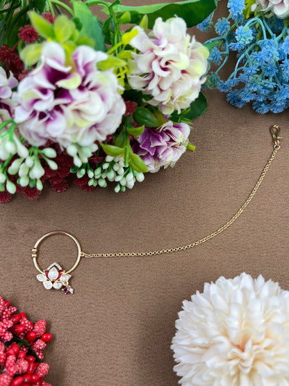 Dhriti Moissanite Chan Nose Ring