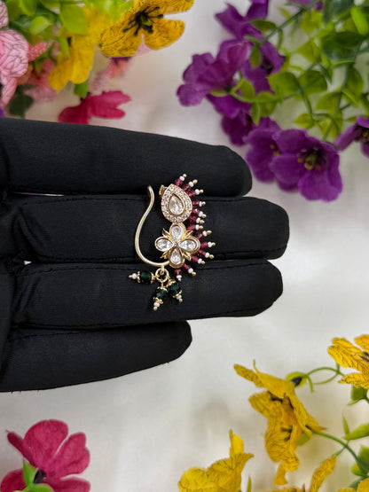Janvi Moissanite Nose Ring