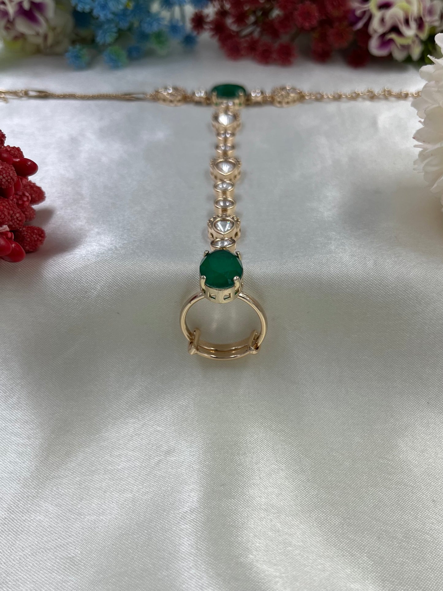Noor Moissanite Premium Hath Panja (One pis)