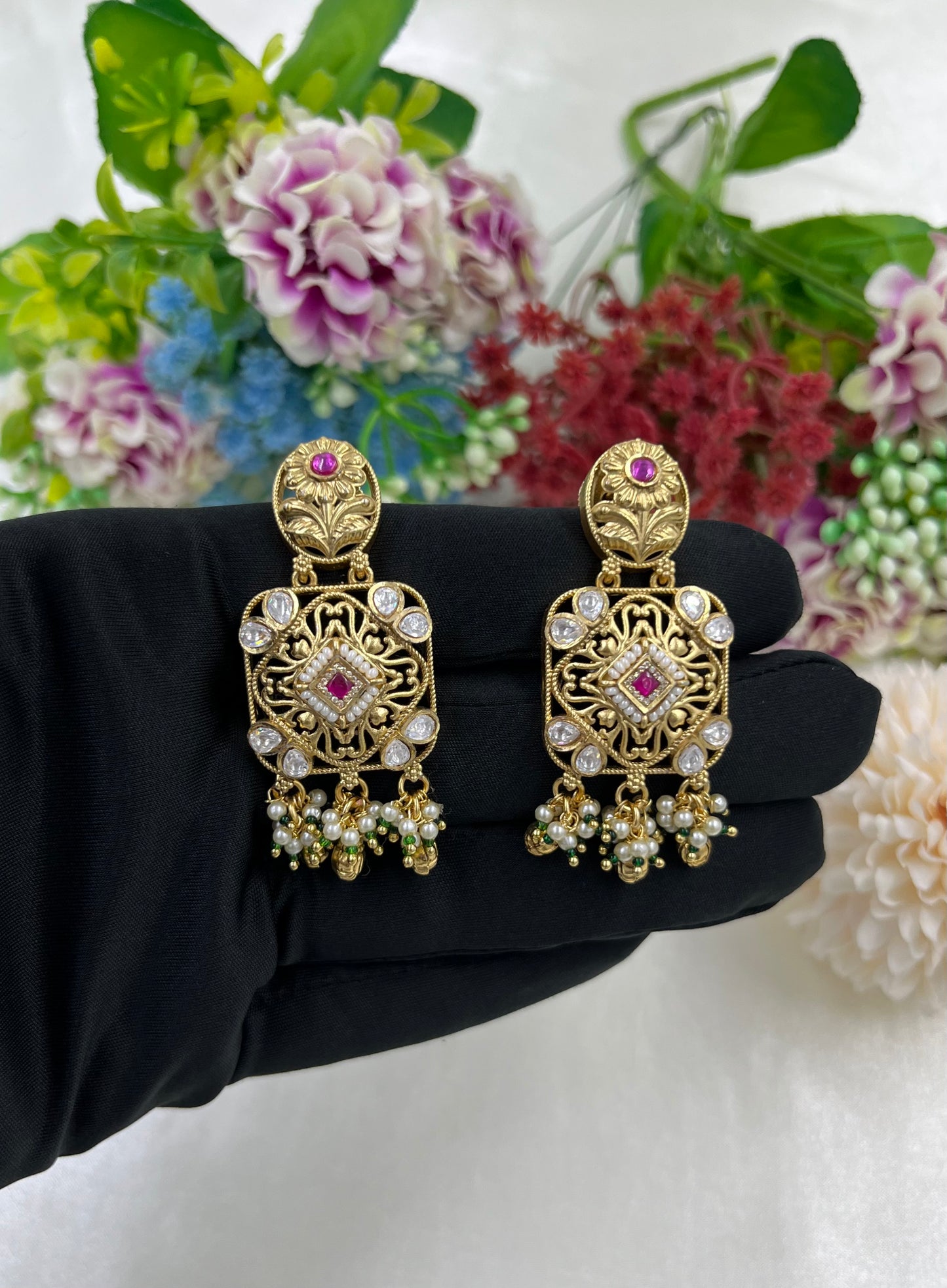 Harini Brass Earing
