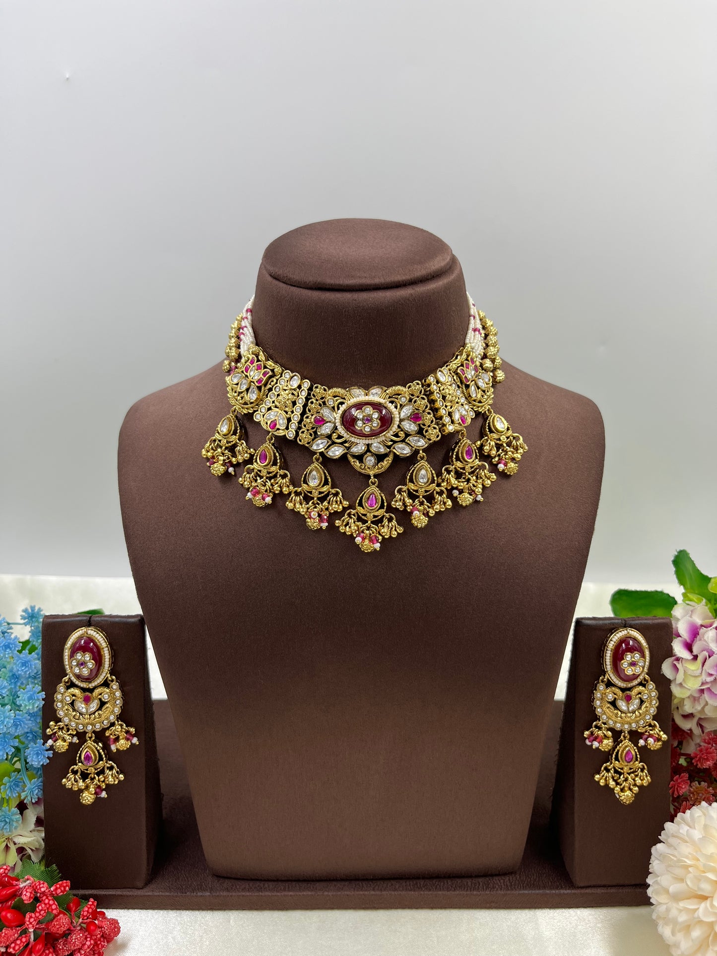 Aalia Heritage Antique Gold Necklace