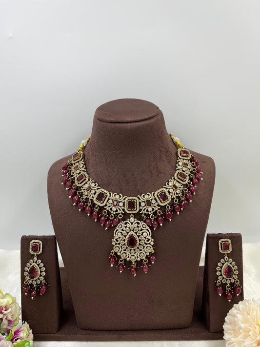 Ruby Radiance Ad Necklace