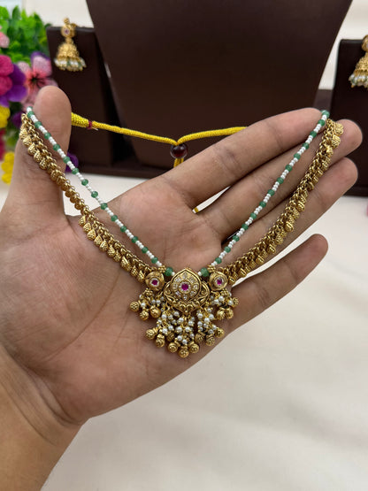 Shefali Heritage Chorski Delicate Necklace Set