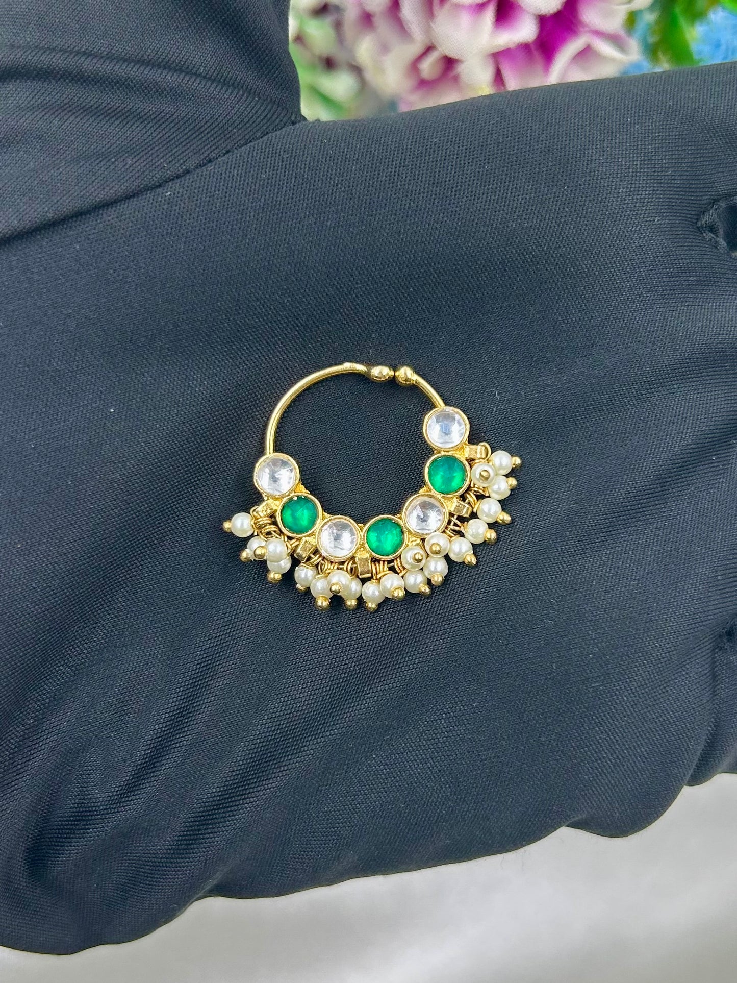 Manisha Moissanite Nose Ring
