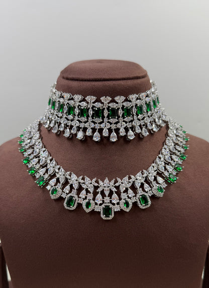 Priya American Diamond Premium Combo Set