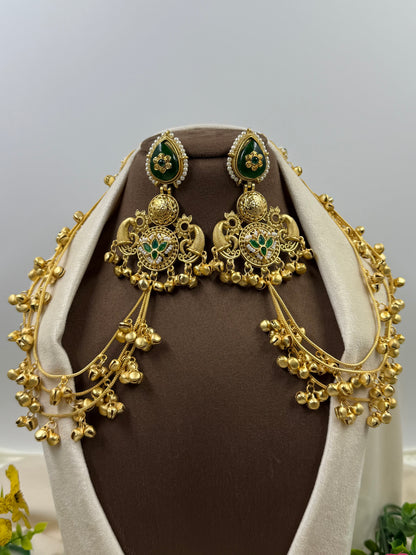 Jyoti Kashmiri Earing With Earchain