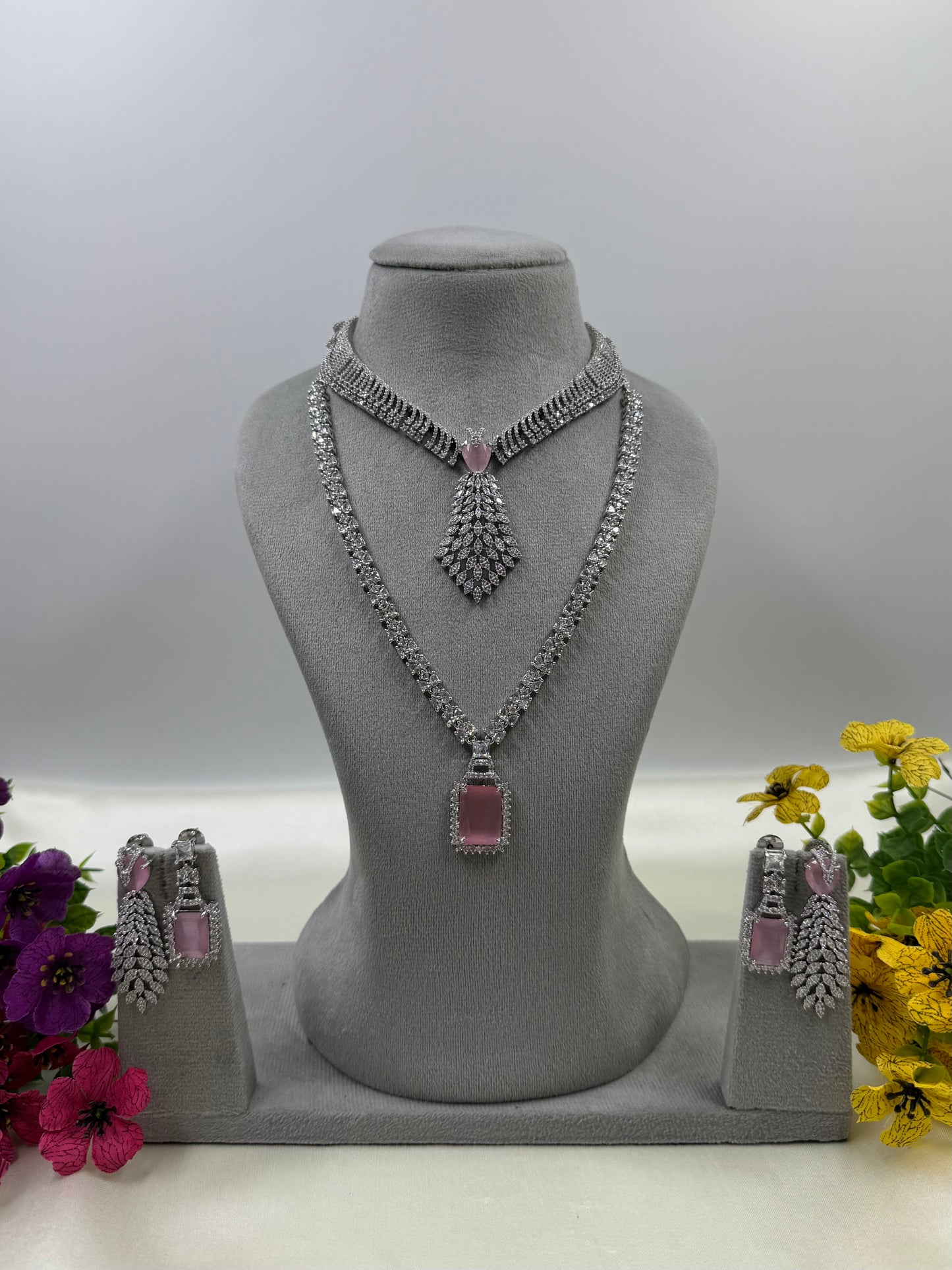 Grace American Diamond Combo Set