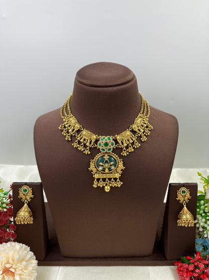 Inaya Premium Rajwadi Necklace