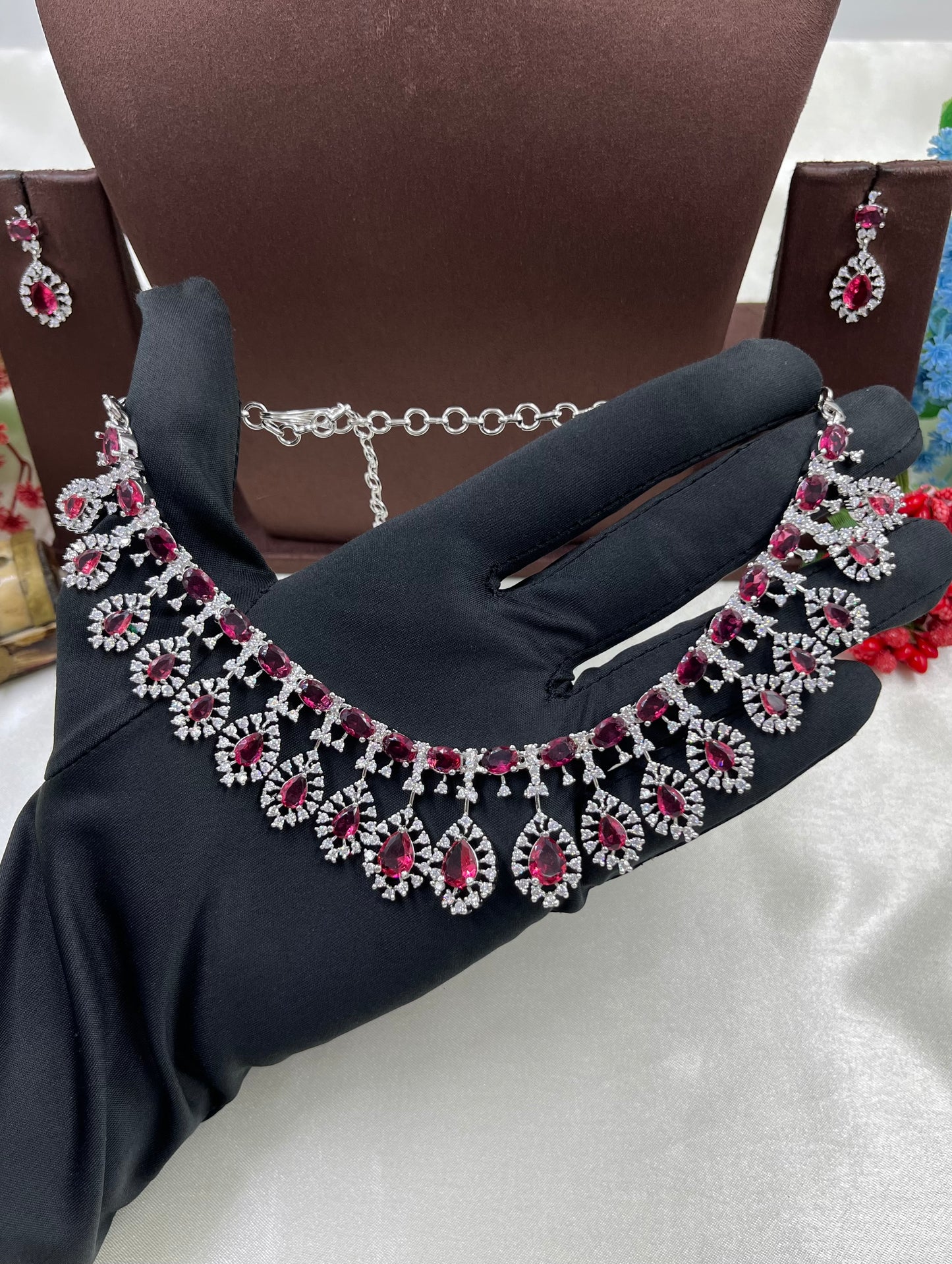 Arpita American Dimond Necklace