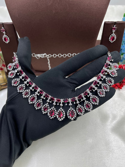 Arpita American Dimond Necklace