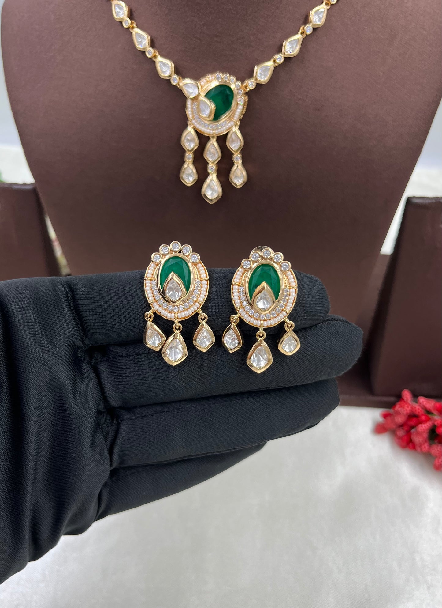 Rudrani Premium Moissanite Necklace