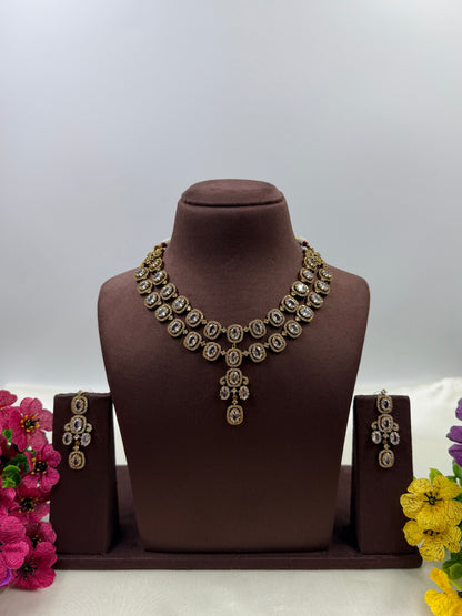 Ashita Victorian Double Layering Necklace