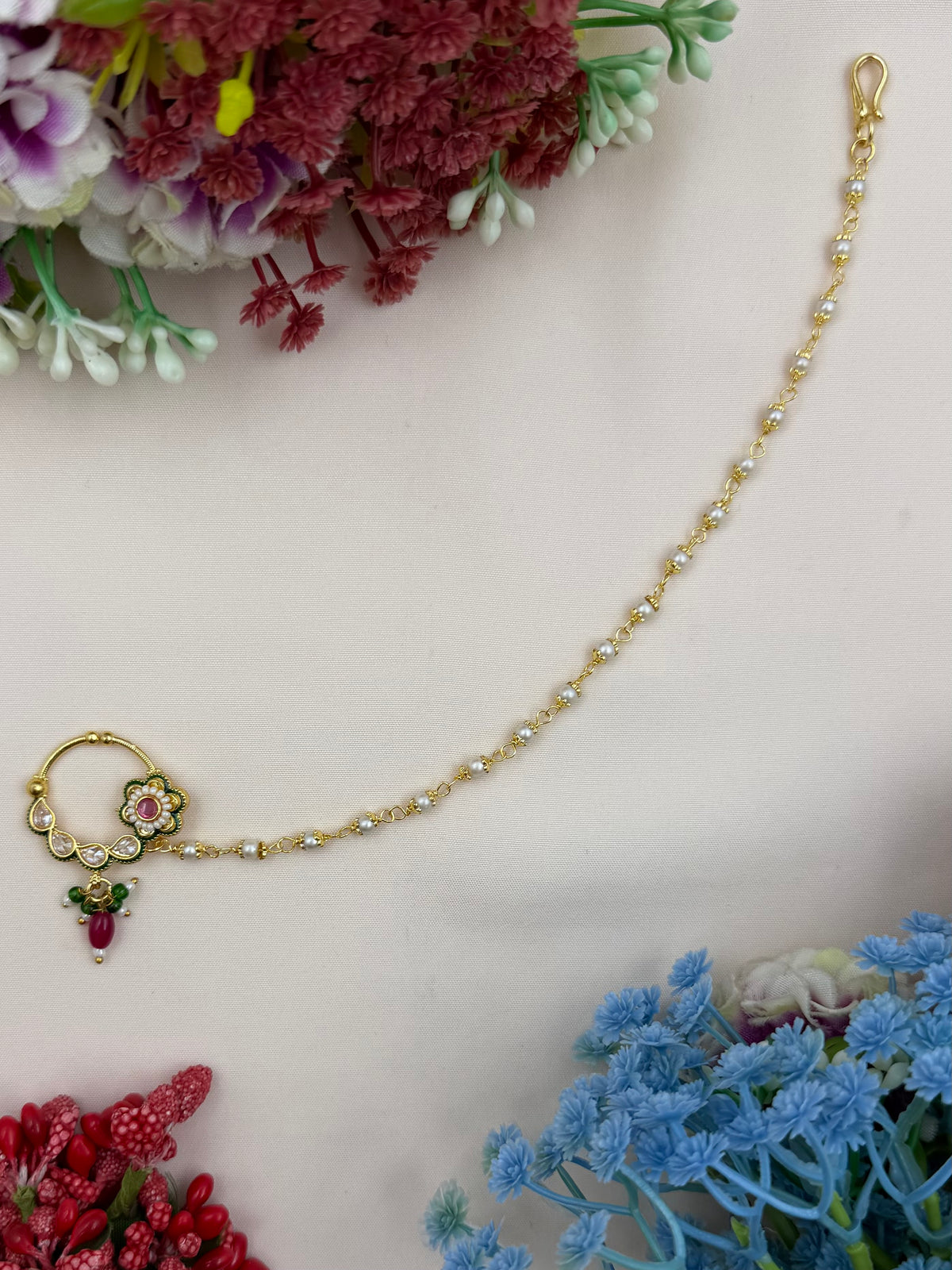 Aanandi Traditional Indian Nose Ring