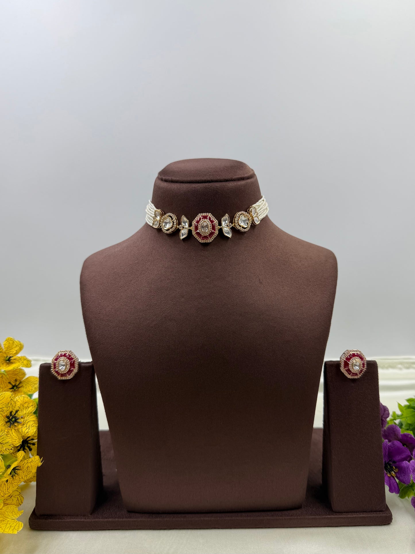 Mukti Moissanite Choker Necklace