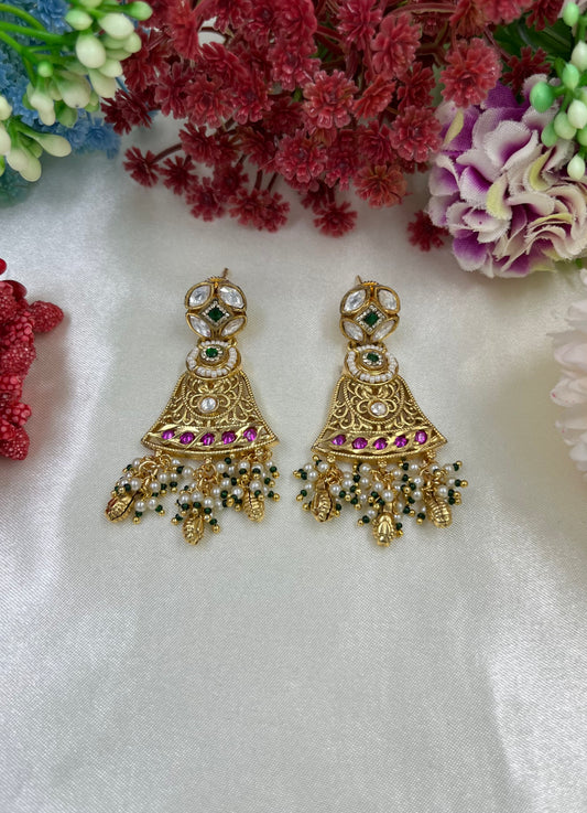 Eesha Brass Earing