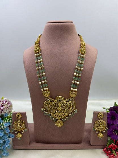 Diya South Indian Long Necklace Set