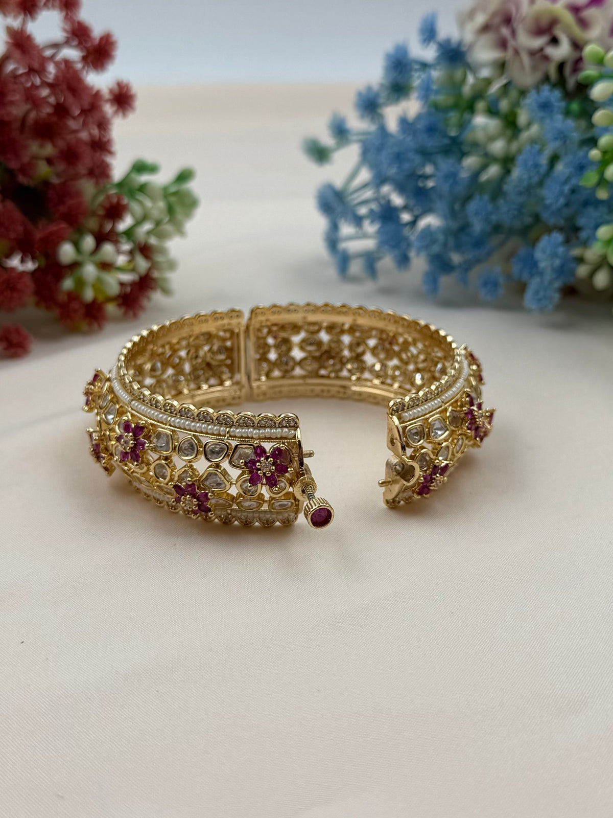 Karishma Moissanite Bangles (Openable)