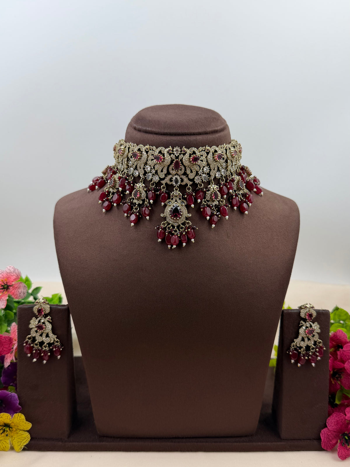 Punya Victorian Choker Necklace Set