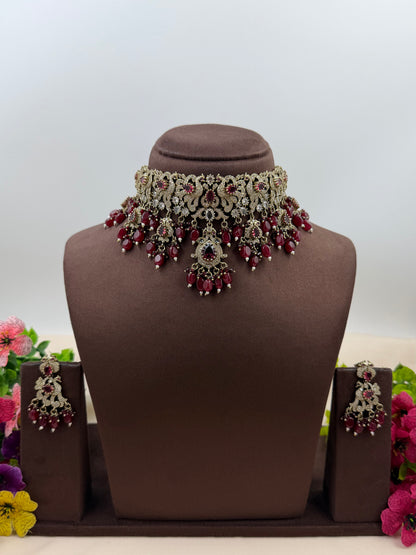 Punya Victorian Choker Necklace Set