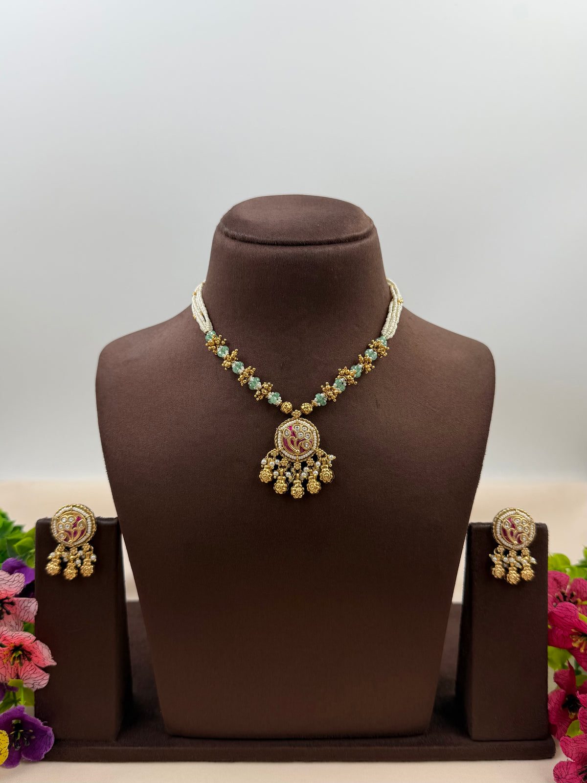 Rashi Heritage Delicate Necklace Set