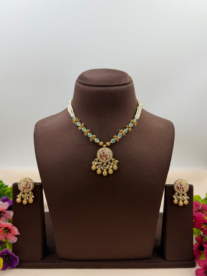 Rashi Heritage Delicate Necklace Set