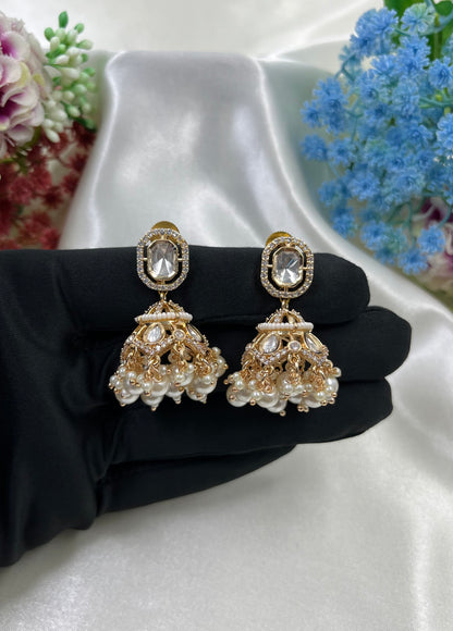 Sita Moissanite Premium Jumka