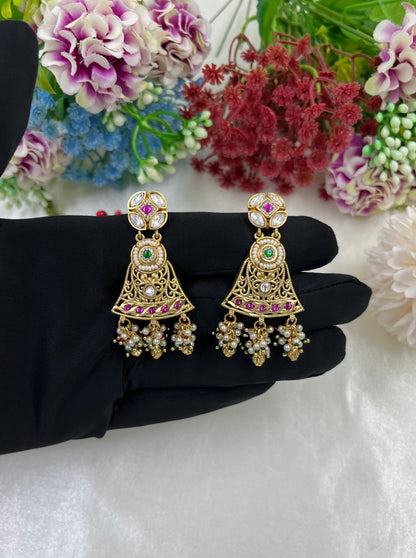 Eesha Brass Earing
