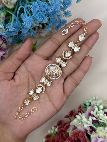 Nirali Moissanite Bracelet (Adjustable)