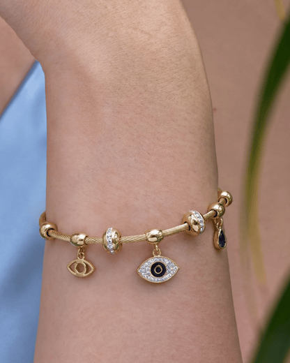 Sabrina Anti-Tarnish Stainless Steel Bracelet (Openable)