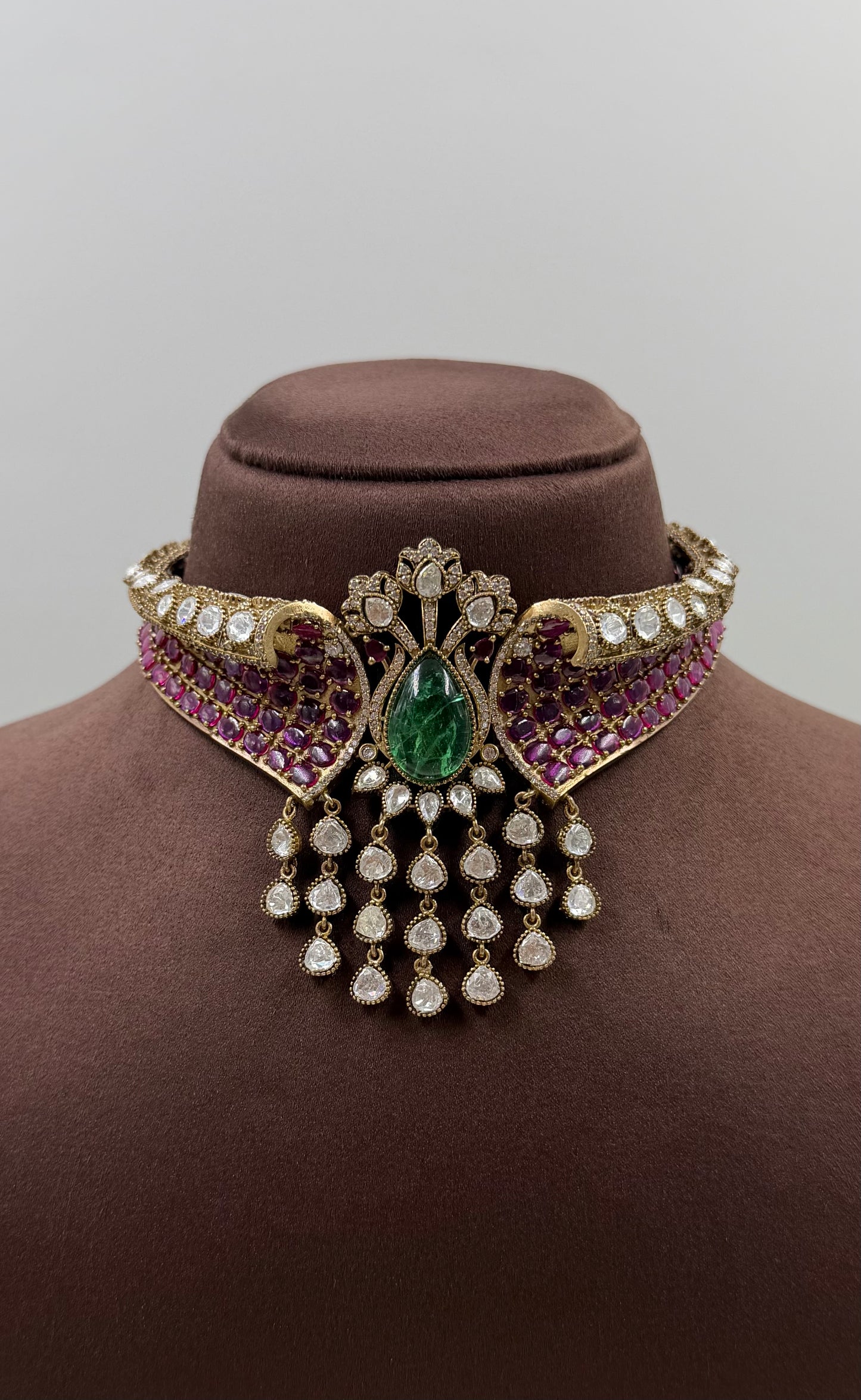 Sunita Jaipuri Kundan Choker Necklace Set