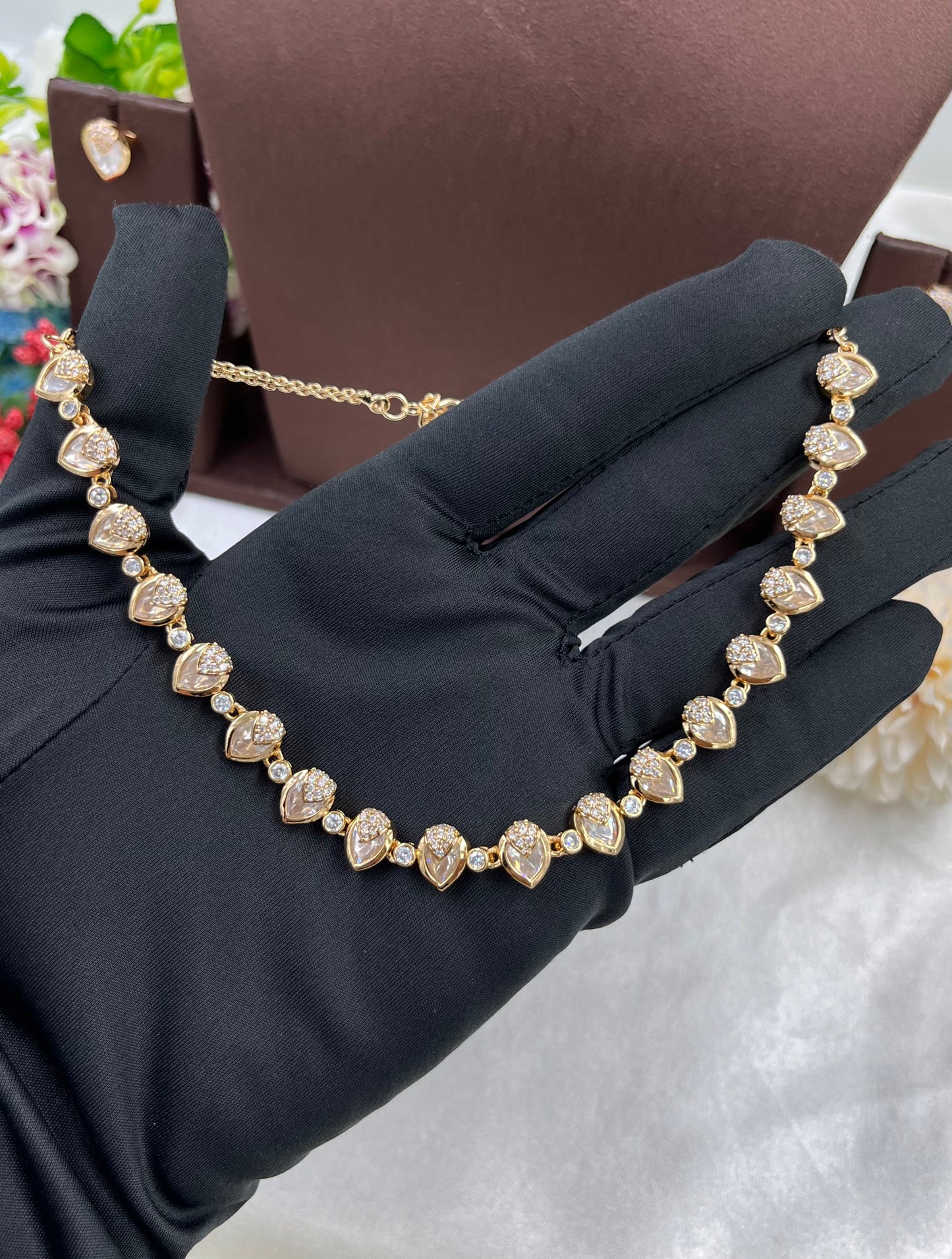 Aarvi Moissanite Necklace
