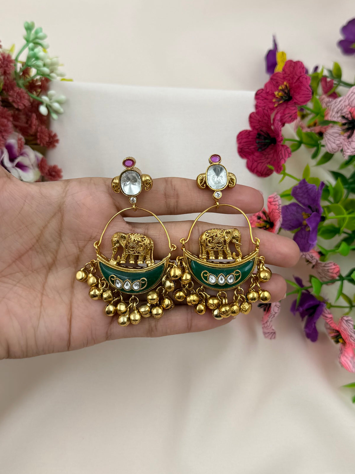 Minakshi Temple Earring