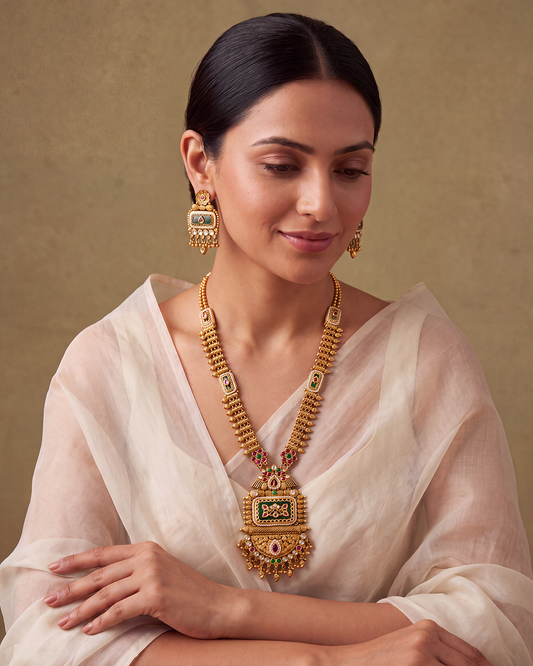 Kalyani Heritage Long Necklace Set