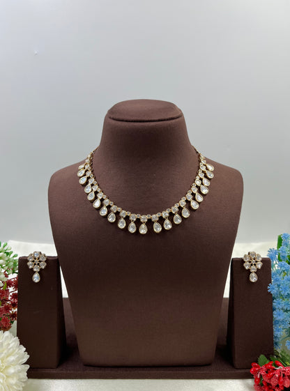 Fiza Moissanite Delicate Necklace