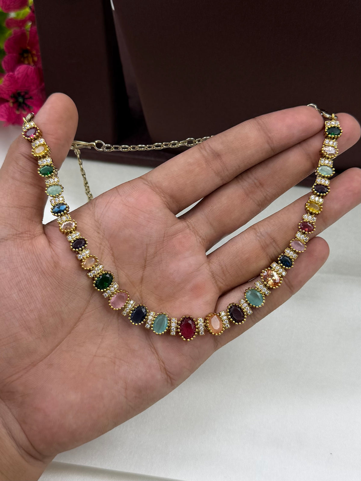 Suchita Premium Victorian Delicate Necklace Set