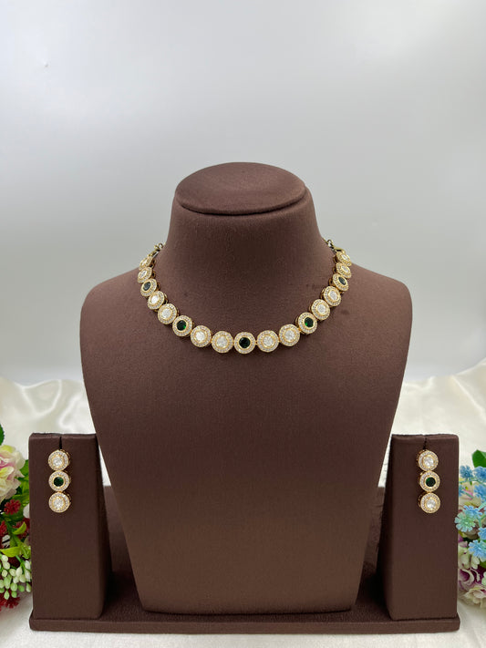 Opal Aura Premium Moissanite Necklace